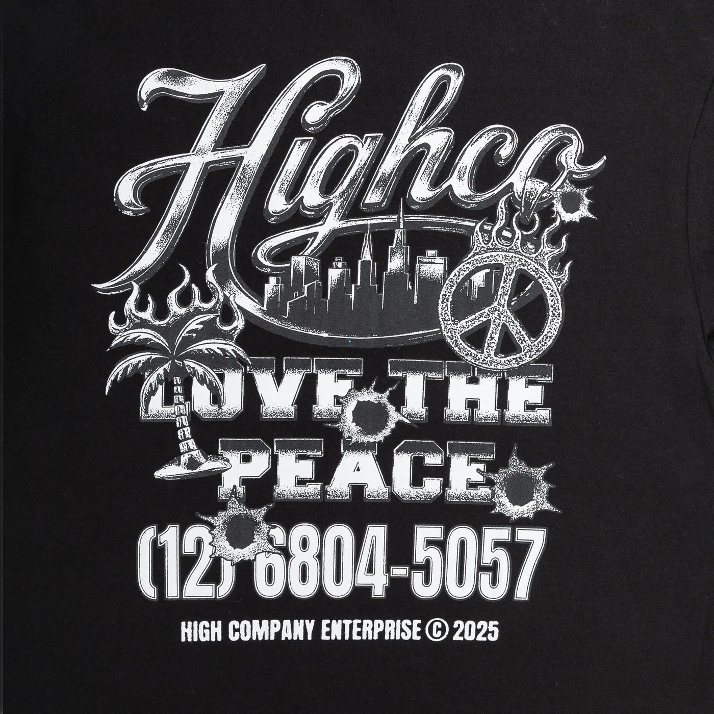 Tee Love The Peace Black