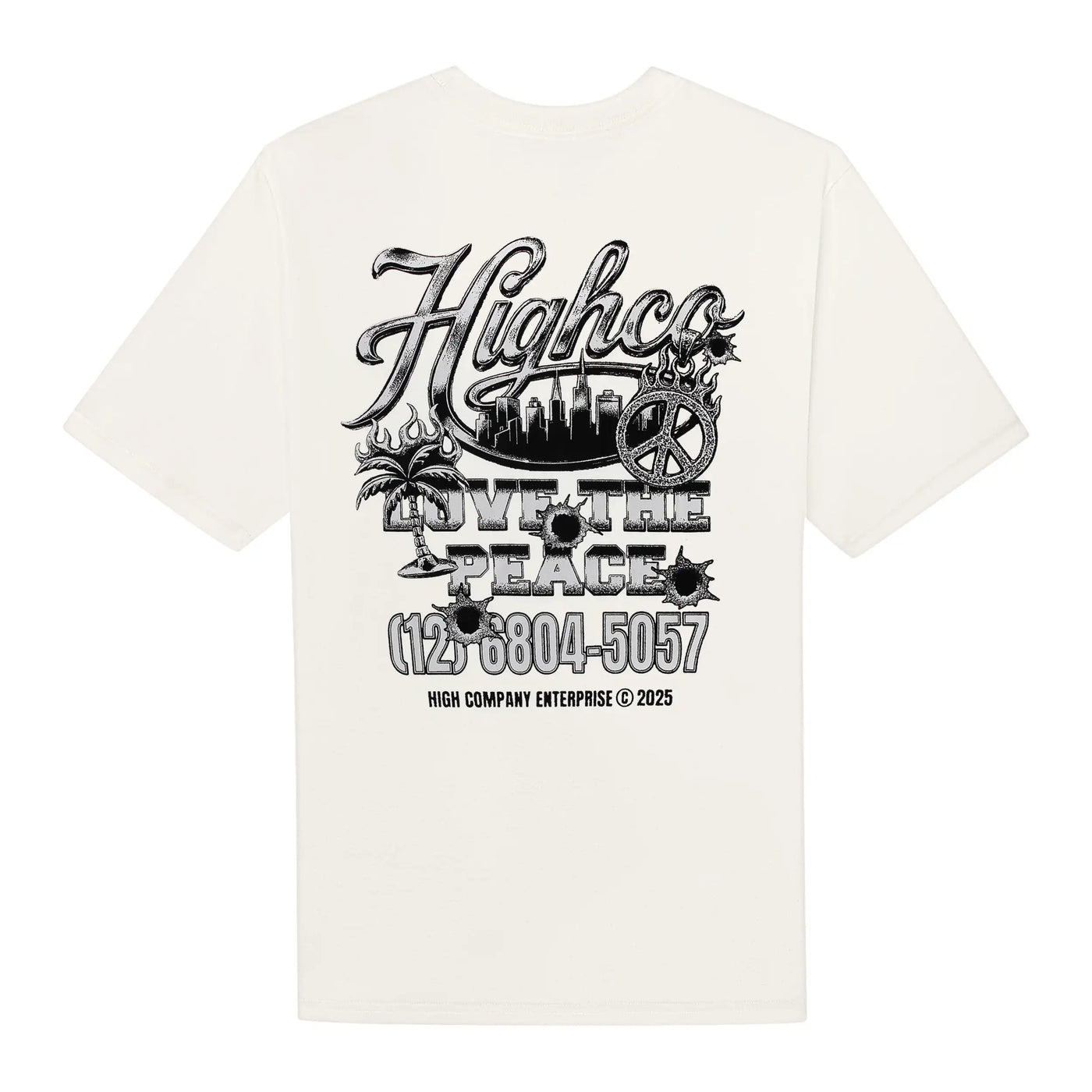 Tee Love The Peace White