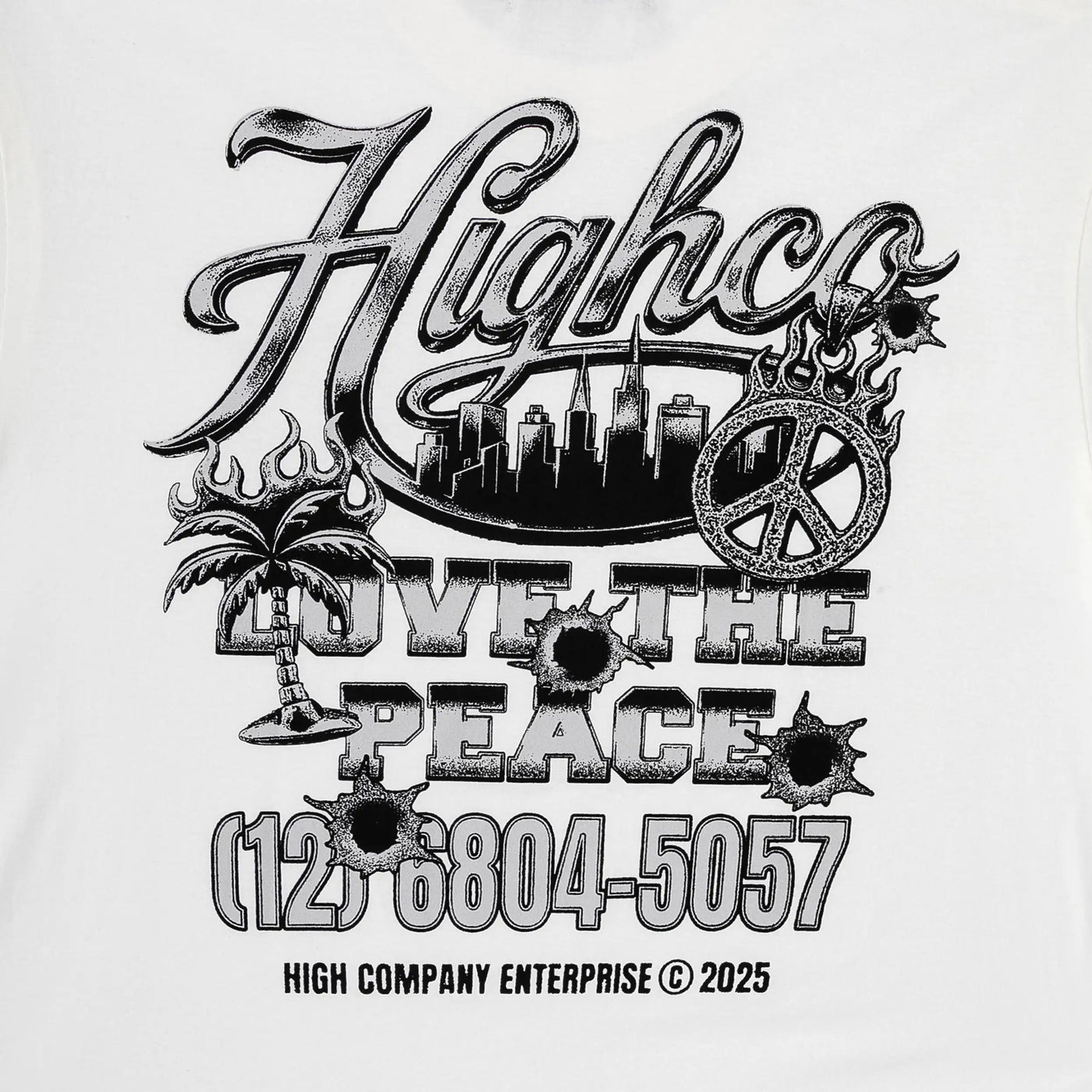 Tee Love The Peace White