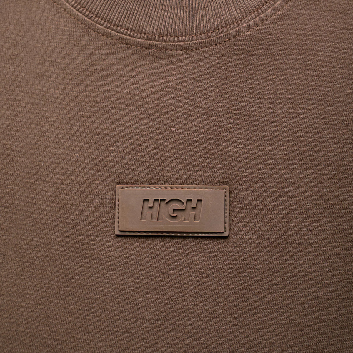 Tee Patch Embossed Brown