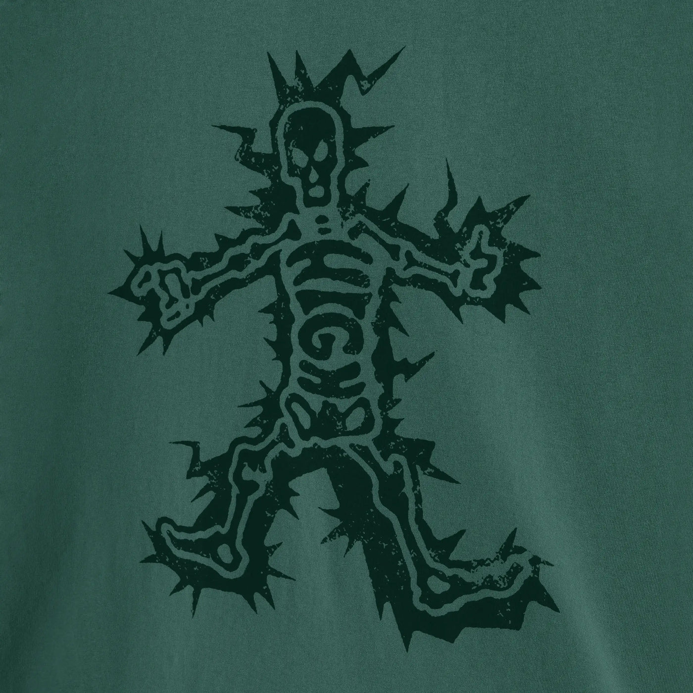 Tee Skull Green