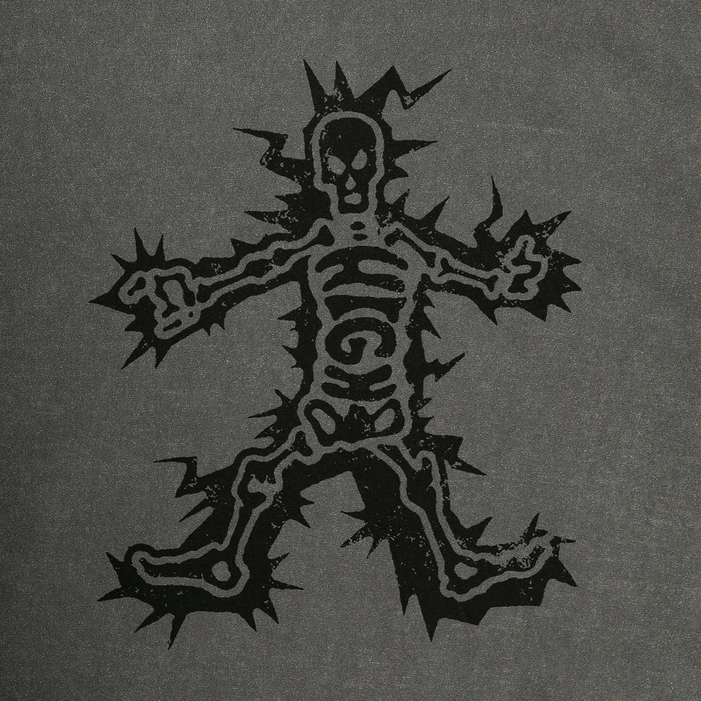 Tee Skull Washed Black