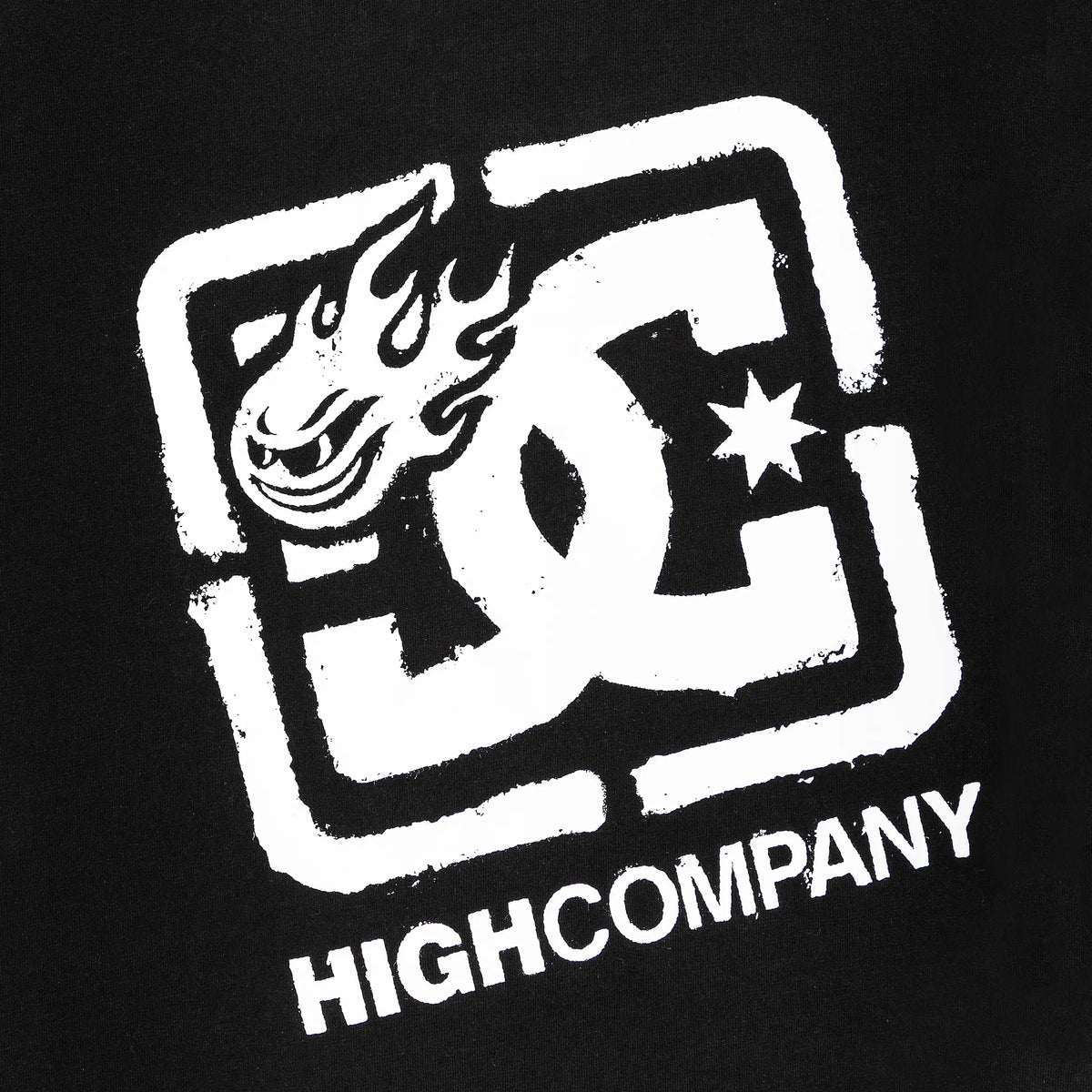 Tee Spray HIGH x DC Black