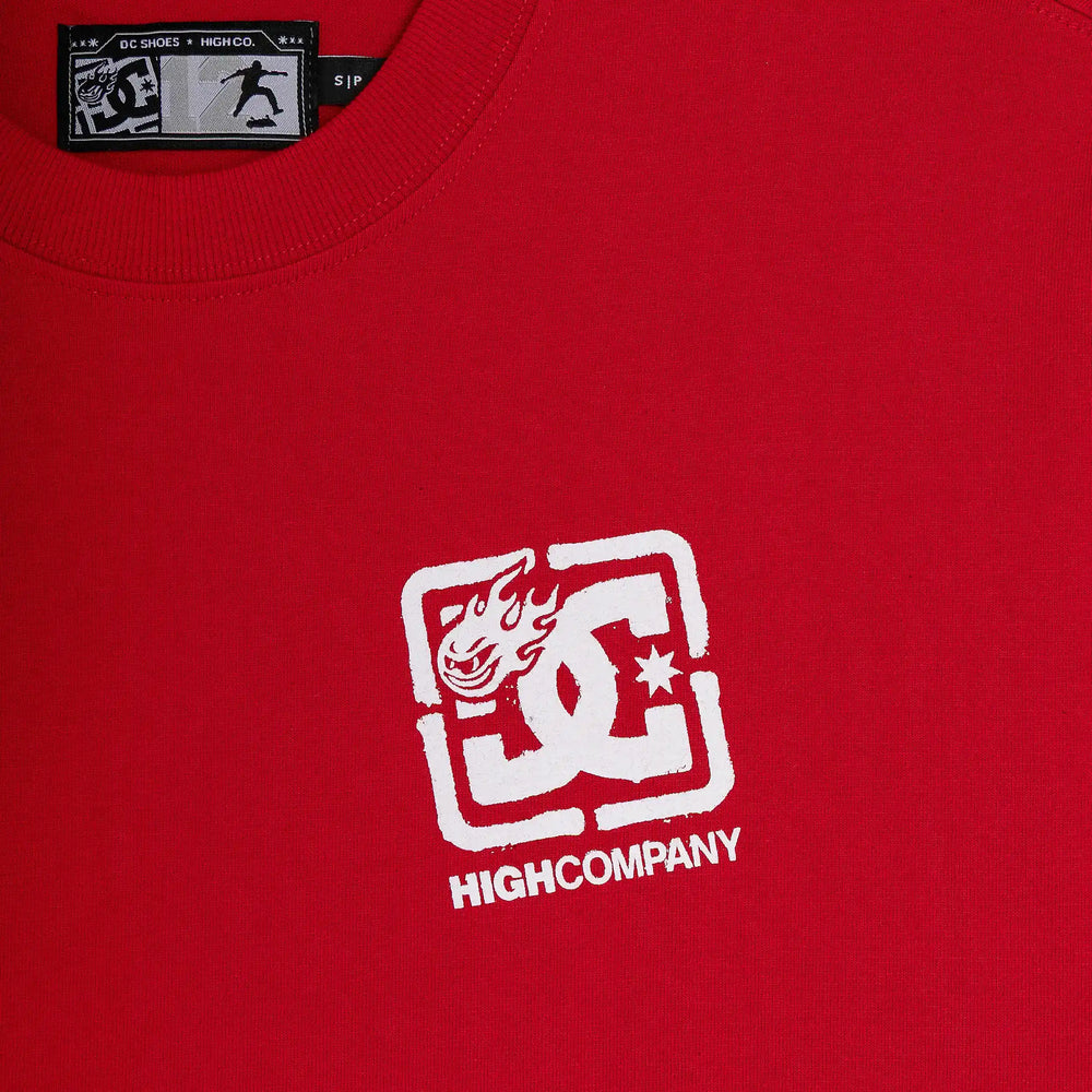 Tee Spray HIGH x DC Red