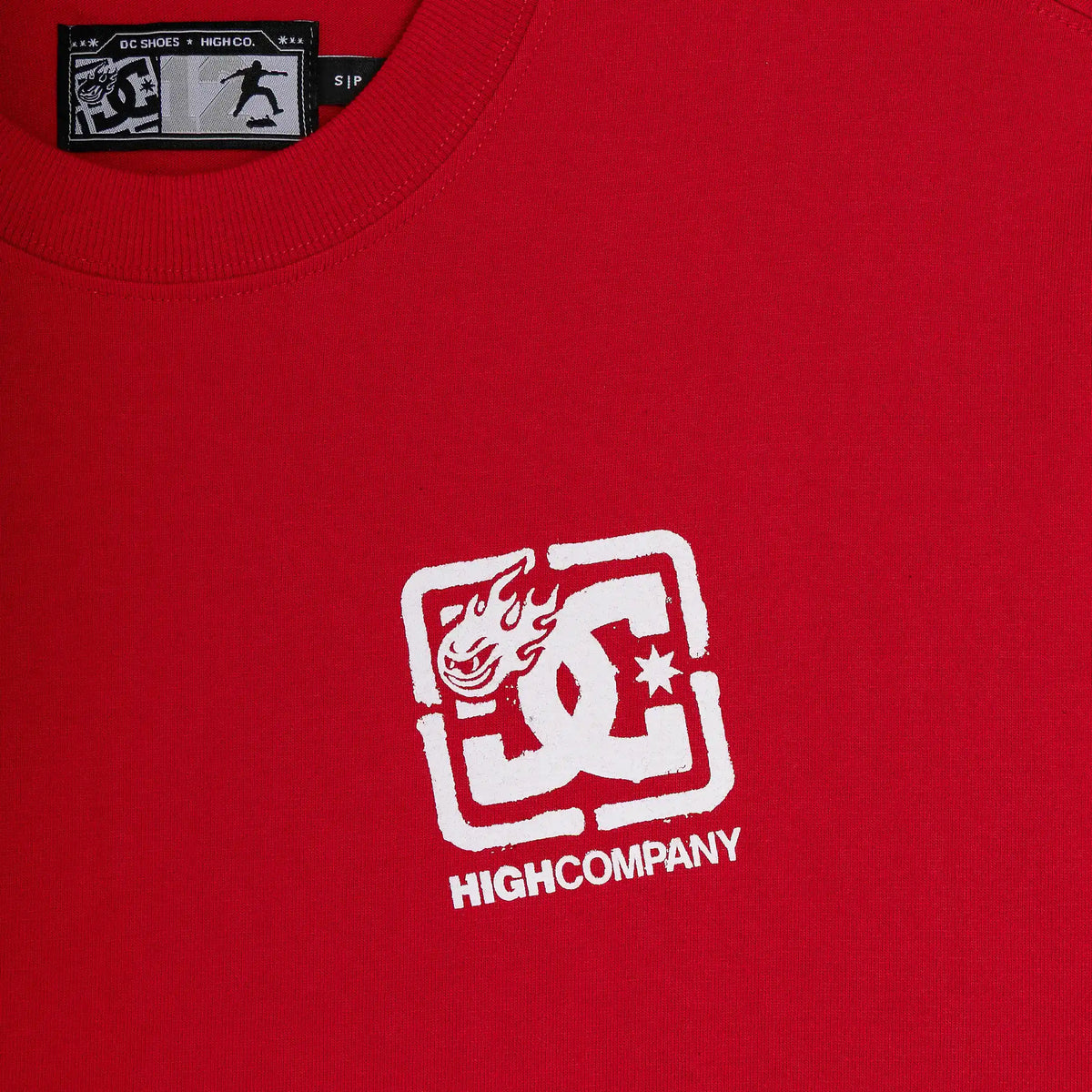 Tee Spray HIGH x DC Red