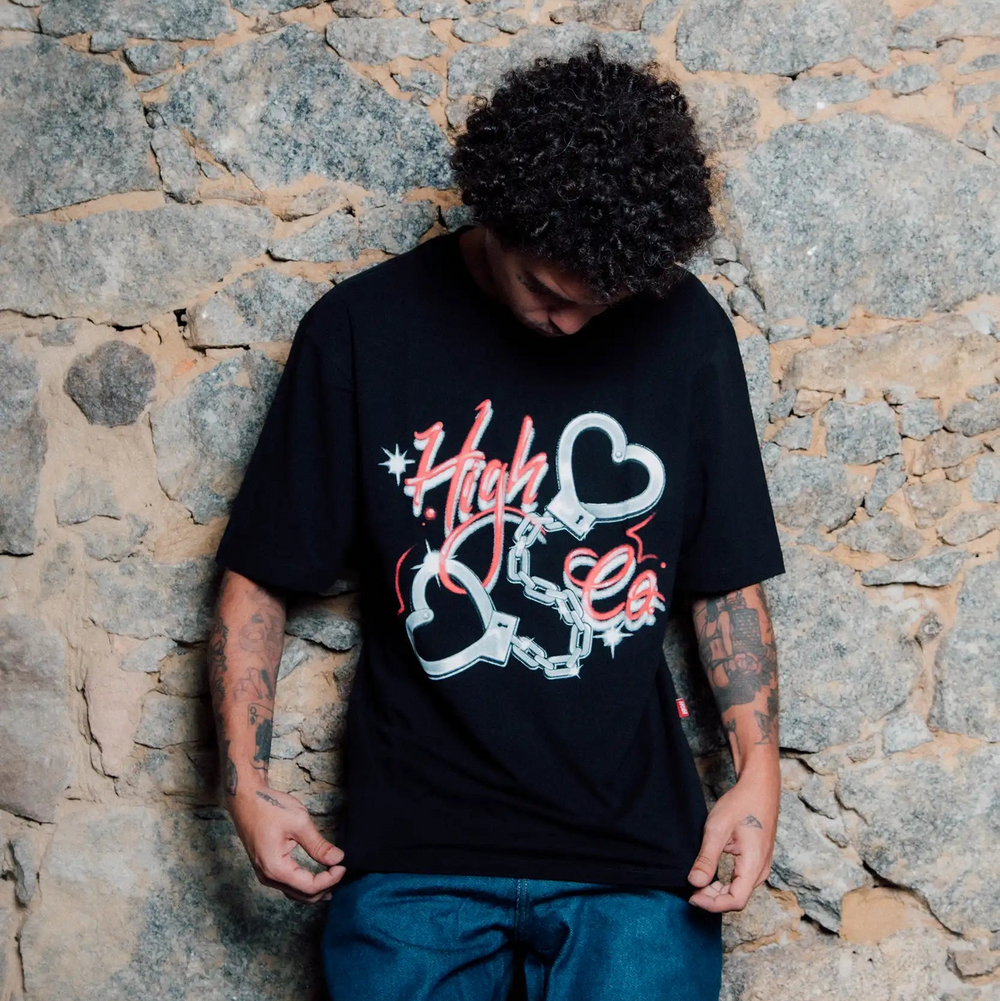 Tee Valentine's Black