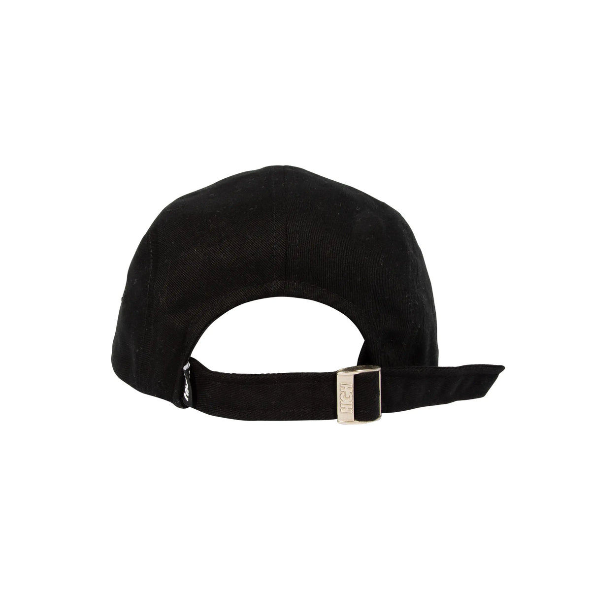Twill 5 Panel Patch Black