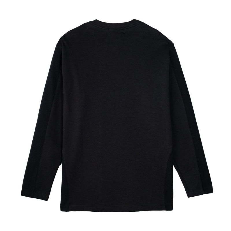 Interlock Crewneck Black