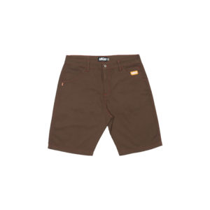 Chino Shorts Colored Brown/Red