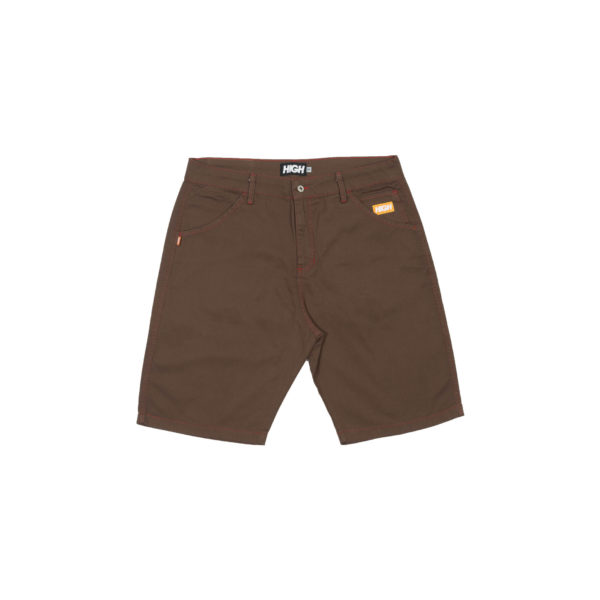 Chino Shorts Colored Brown/Red