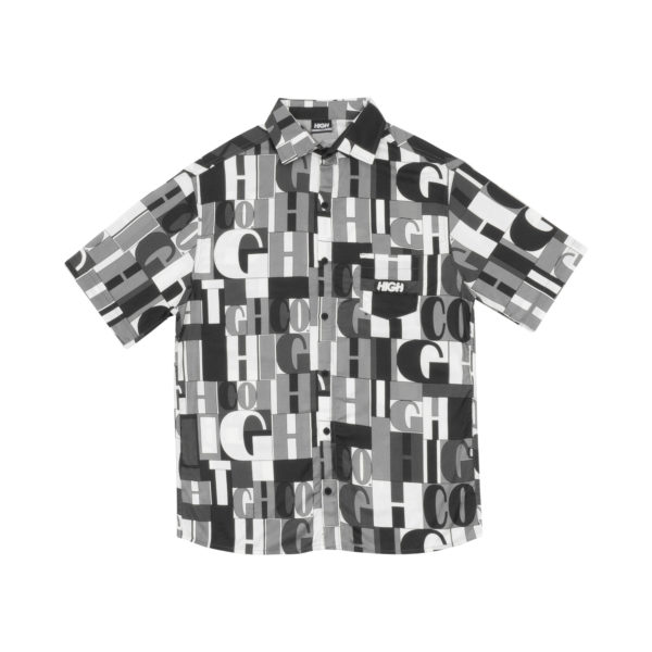 Button Shirt Mural Black