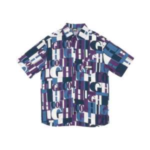 Button Shirt Mural Navy