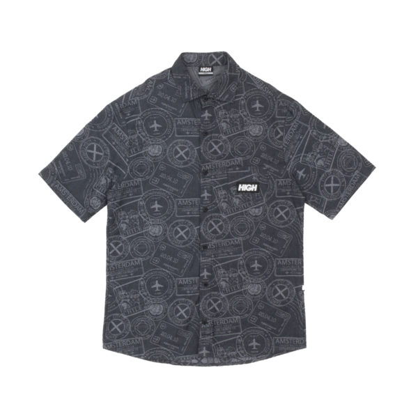Button Shirt Tourist Black