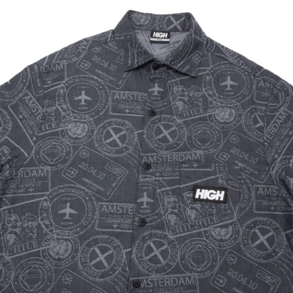 Button Shirt Tourist Black - Imagem 3