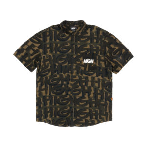 Button Shirt Hotel Brown