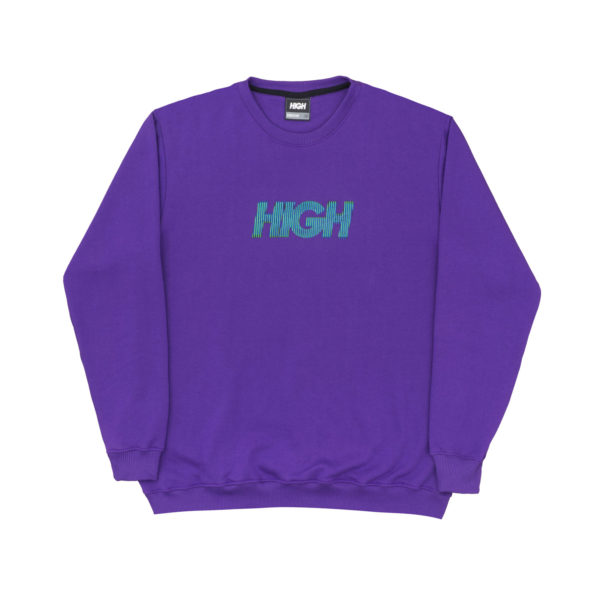 Crewneck Olograph Logo Purple