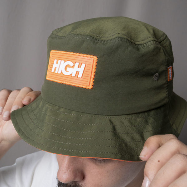 Cargo Bucket Hat Green/Orange - Image 3