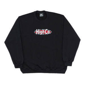 Crewneck Tooled Black