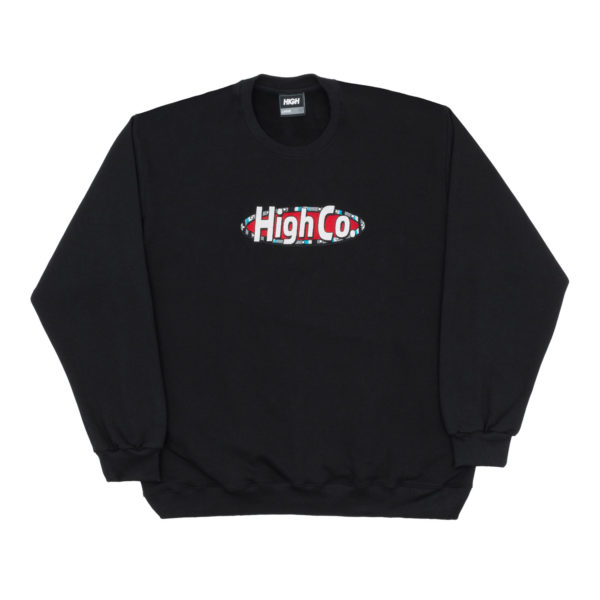 Crewneck Tooled Black