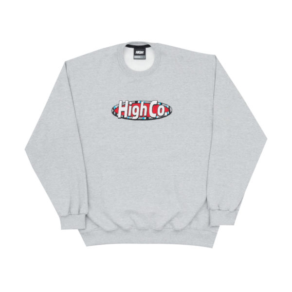 Crewneck Tooled Heather Grey