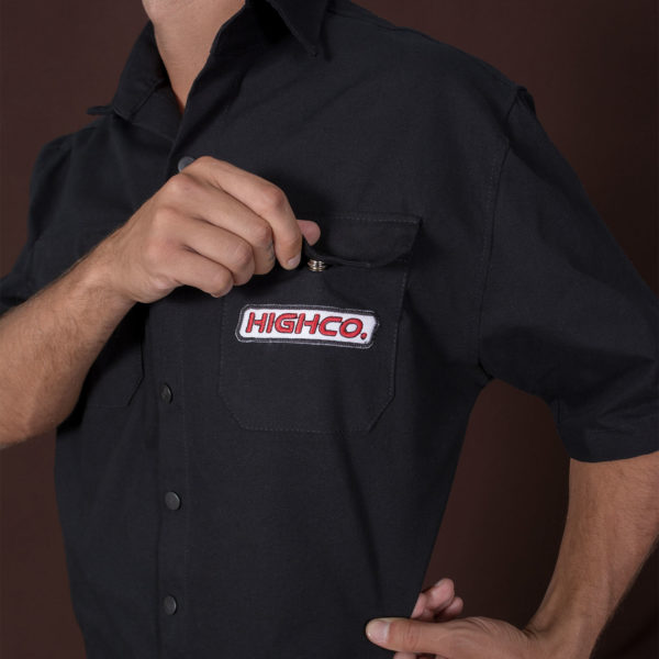 Cargo Button Shirt Black - Image 7