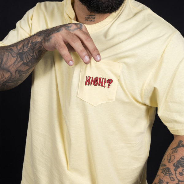 Pocket Tee Confused Soft Yellow - Imagem 4