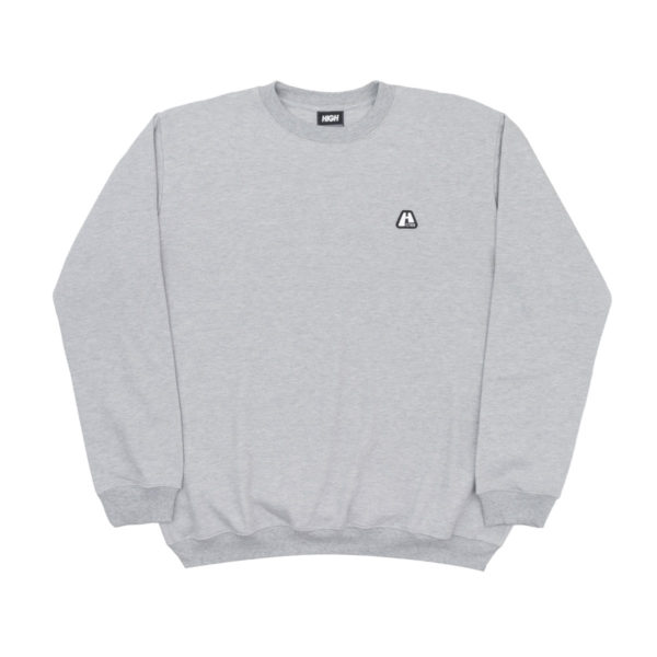Crewneck Logo Line Heather Grey