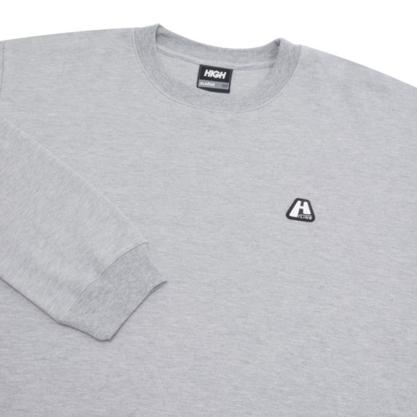 Crewneck Logo Line Heather Grey - Imagem 3