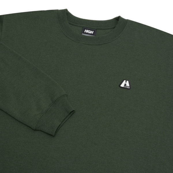 Crewneck Logo Line Night Green - Image 3