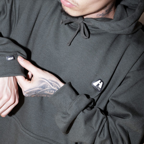 Hoodie Logo Line Night Green - Imagem 5