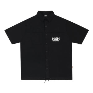 Button Shirt Bones Black