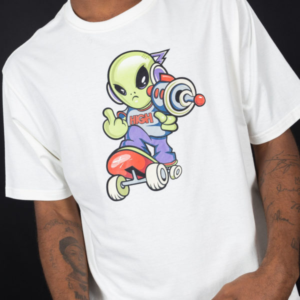 Tee Alien White - Image 3