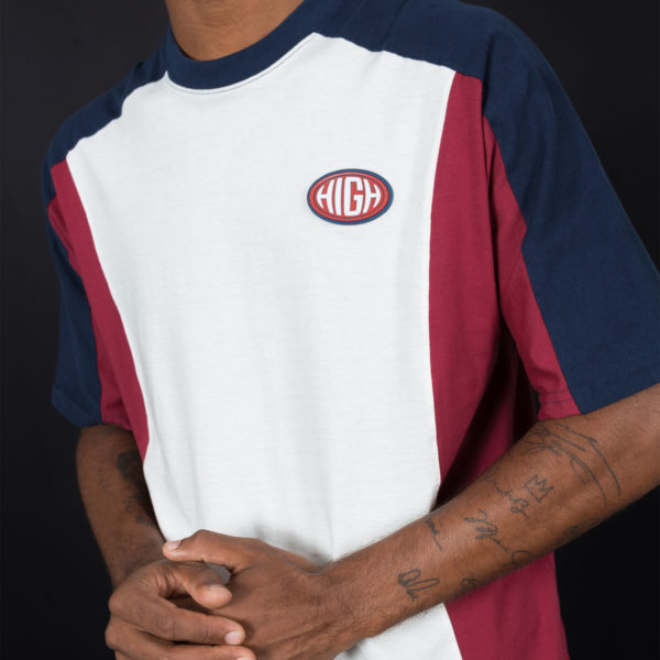 Raglan Tee Tricolore White/Blue - Image 3