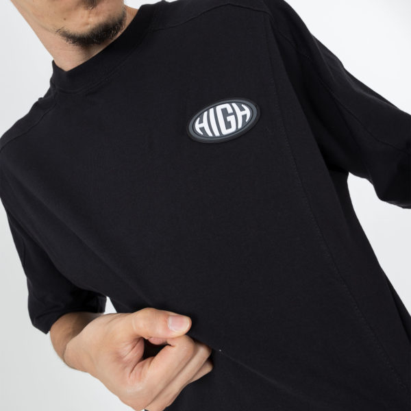 Raglan Tee Tricolore Black - Image 4