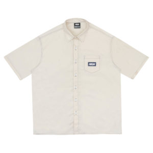 Colored Button Shirt Beige