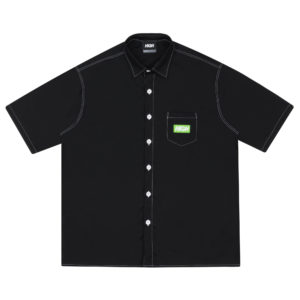 Colored Button Shirt Black