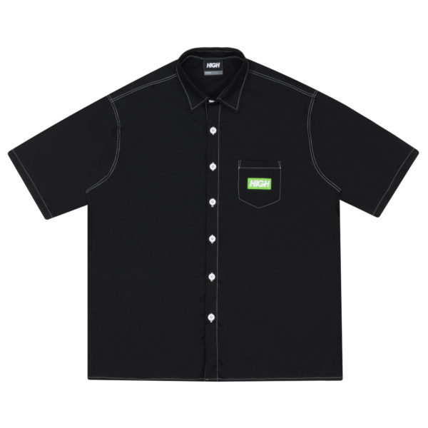 Colored Button Shirt Black