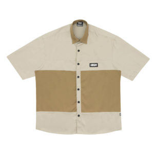Ripstop Button Shirt Beige