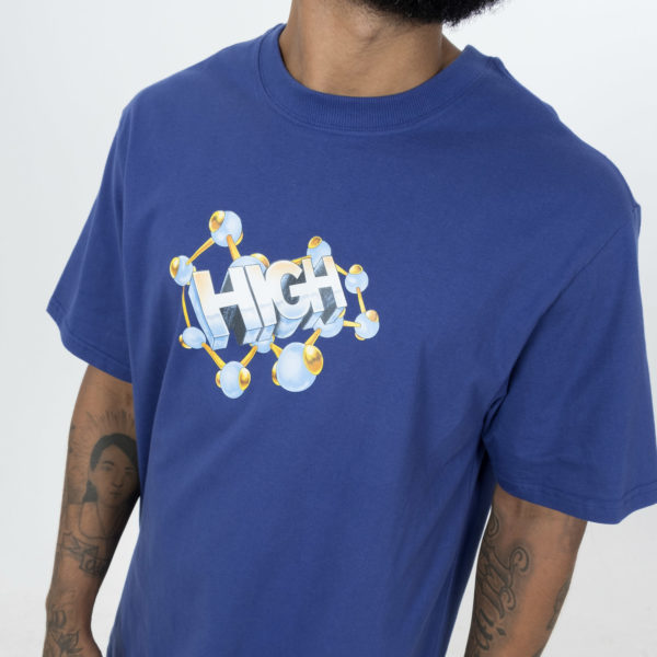 Tee Molecules Blue - Image 4