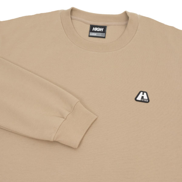 Crewneck Logo Line Beige - Image 3