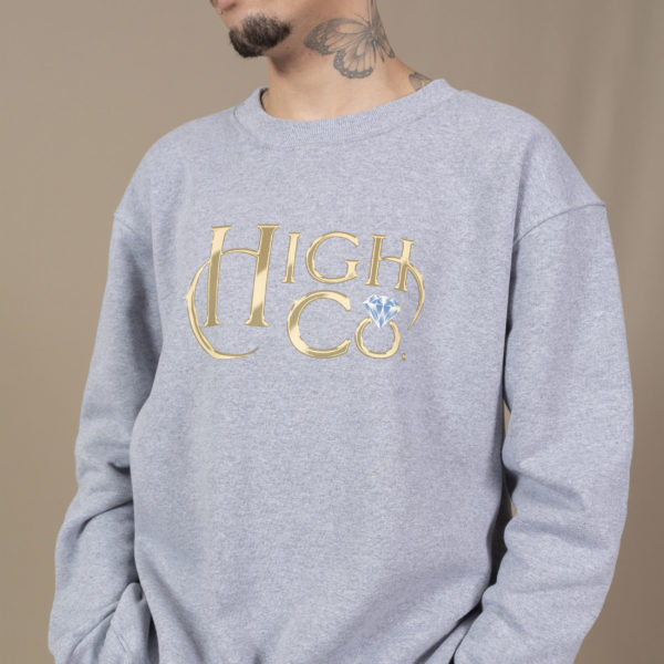 Crewneck Diamant Heather Grey - Image 5