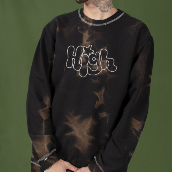 Dyed Crewneck Bubbly Black - Imagem 5