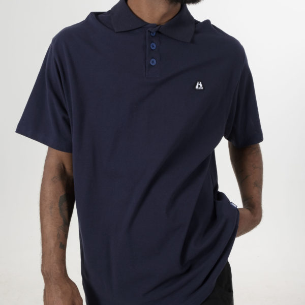Polo Shirt Logo Line Navy - Imagem 4