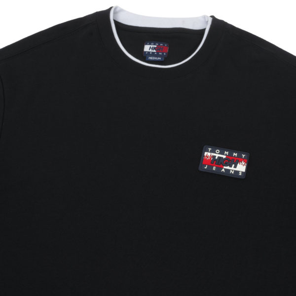 TJ x HIGH Double Collar Tee Black - Imagem 3