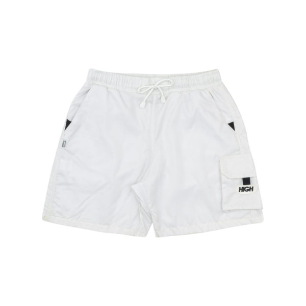 Oval Cargo Ripstop Shorts White