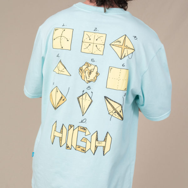 Tee Origami Soft Blue - Imagem 5