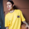 TJ x HIGH Double Collar Tee Yellow - Imagem 4