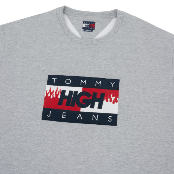 TJ x HIGH Crewneck Logo Heather Grey - Imagem 3