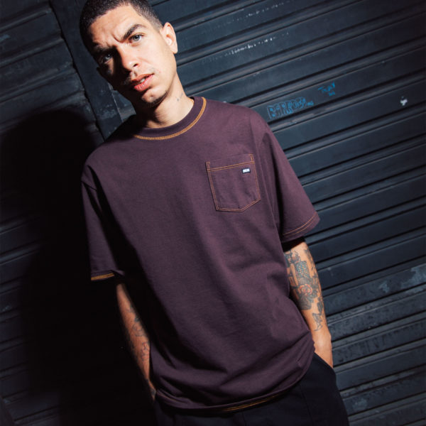 Pocket Tee Colored Brown - Image 4