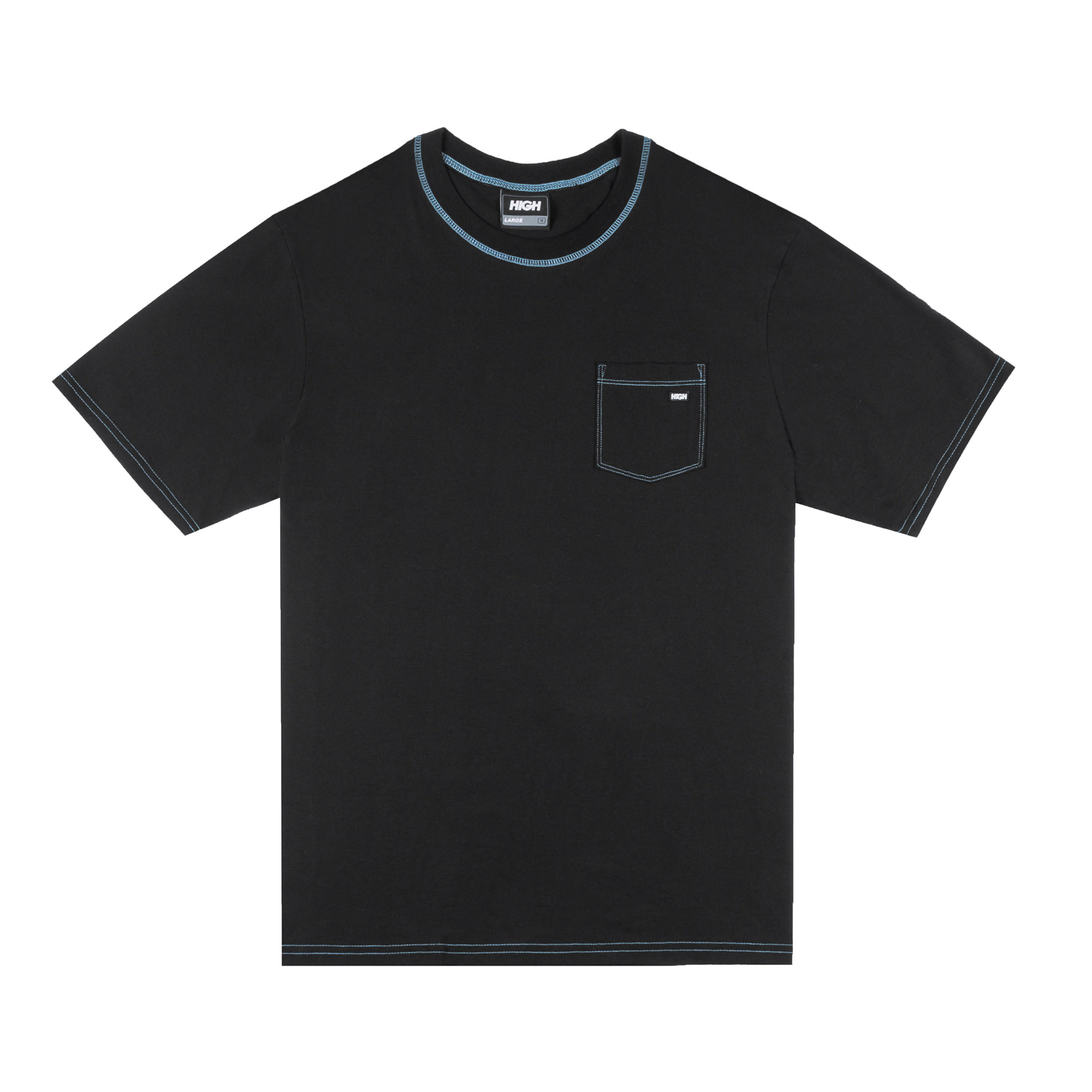 Pocket Tee Colored Black